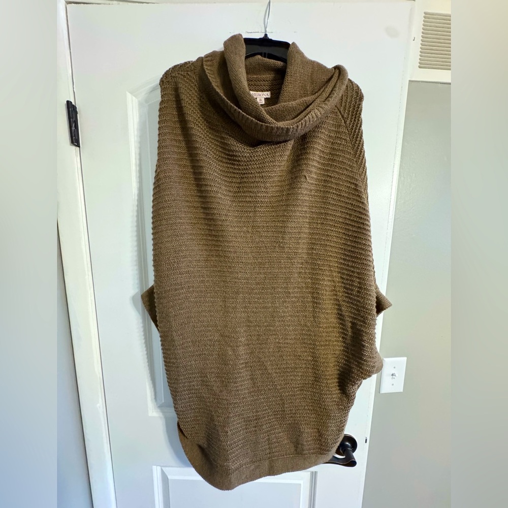 Cozy Brown Turtleneck Sweater
